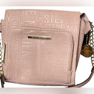 Steve Madden NWOT Dusty Rose Crossover Purse Bag